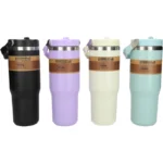 Roestvrijstalen Geïsoleerde Tumbler 800ml met Rietje  OP=OP - Afbeelding 2