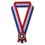 HS 25 Satijnen Sjerp met rozet